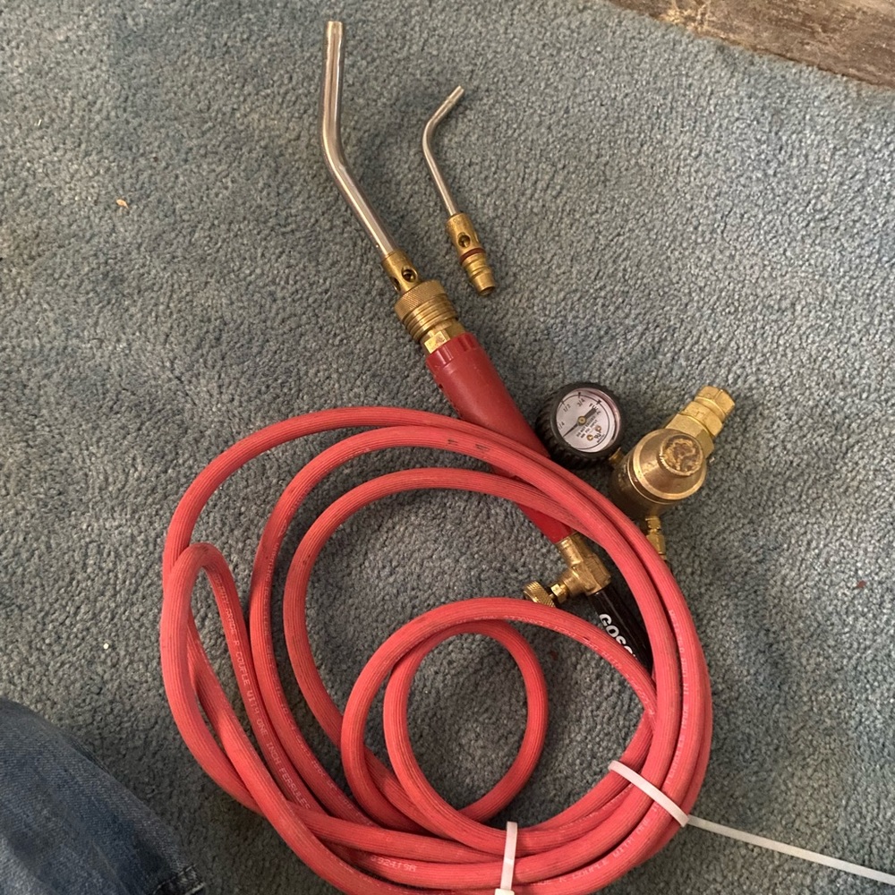 turbo torch assembly with tips